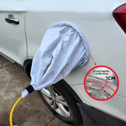 Electric Car Charging Plug Port Rainproof Cover Magnetic 360° All-Round Waterproof Dustproof Electric Vehicle Charging Protector