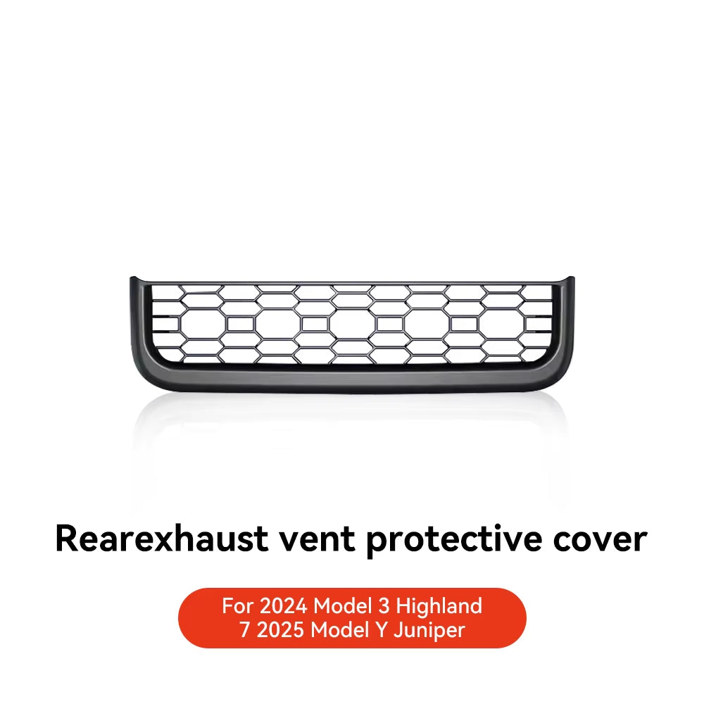 for Tesla Model 3/Y Highland Juniper Rear Center Console Air Outlet Cover Vent Outlet Dust Cover Car Styling Accessories