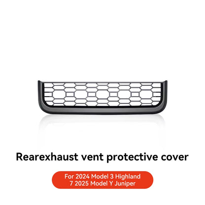 for Tesla Model 3/Y Highland Juniper Rear Center Console Air Outlet Cover Vent Outlet Dust Cover Car Styling Accessories