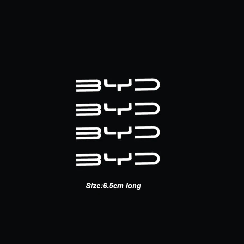 4Pcs Car Sticker Decal for BYD Atto 3 Act 3 Tang F3 E6 Dmi Yuan plus Song plus Ev F0 F3 Qin Pro
