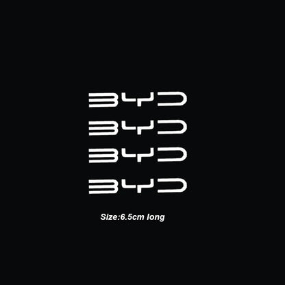 4Pcs Car Sticker Decal for BYD Atto 3 Act 3 Tang F3 E6 Dmi Yuan plus Song plus Ev F0 F3 Qin Pro