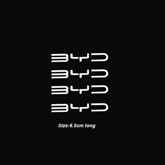 4Pcs Car Sticker Decal for BYD Atto 3 Act 3 Tang F3 E6 Dmi Yuan plus Song plus Ev F0 F3 Qin Pro