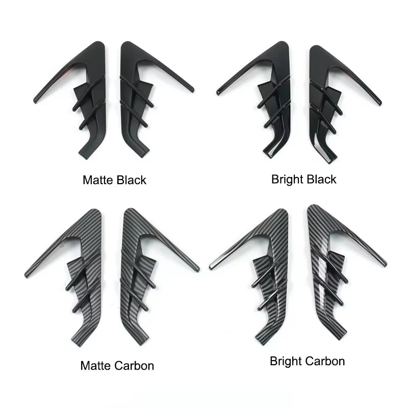 For Tesla Model 3 Highland 2024 Side Camera Protector Cover Leaf Board Tdhunder Model Y 2025 Decor Modified Exterior Accessories