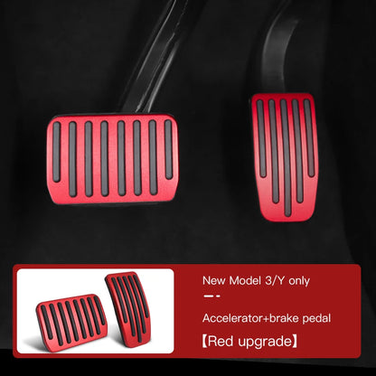 for Tesla Model 3 Model Y Highland 2017 to 2025 Foot Pedal Fuel Brake Pedal Rest Pedal Pads for Tesla Car Accessories
