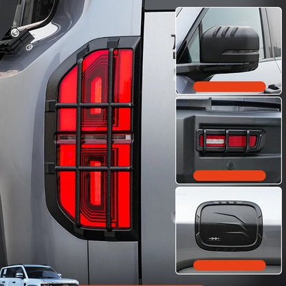 For BYD Equation Leopard 5 2023 2024 Car Tail Light Cover Guard Carbon Fiber Surround Taillight Auto Parts Car Accessories