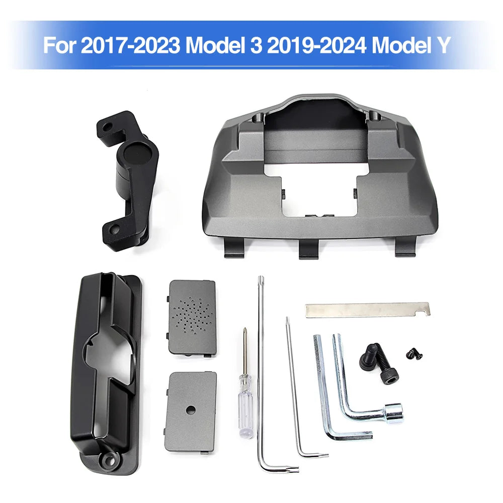 Screen Rotation Bracket for Tesla 2017-2023 Model 3 2019-2024 Model Y for 2024 Model 3 Highland Swivel Mount GPS Navigation