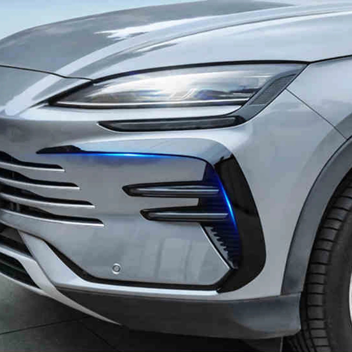 For BYD Song plus Dm-I / Seal U / Sealion 6 2023 2024 2025 Car Accessories ABS Front Fog Light Lamp Cover , Not for EV
