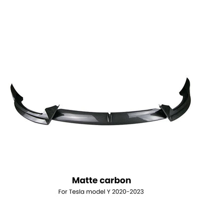 For Tesla Model 3 Y 2017-2023 Front Lip AD Body Kit Glossy Black Sport Bumper Spoiler Model 3 Model Y Auto Accessories
