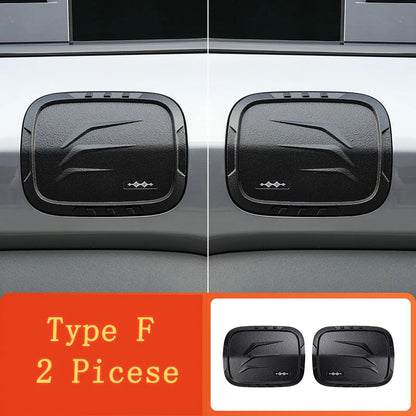 For BYD Equation Leopard 5 2023 2024 Car Tail Light Cover Guard Carbon Fiber Surround Taillight Auto Parts Car Accessories